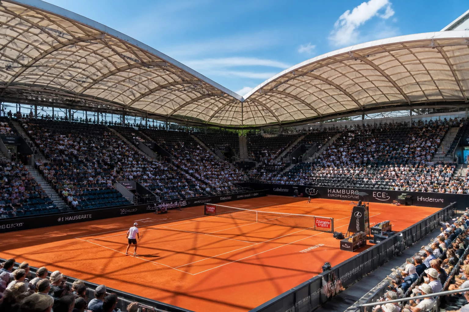 Court Suzanne-Lenglen à Roland-Garros